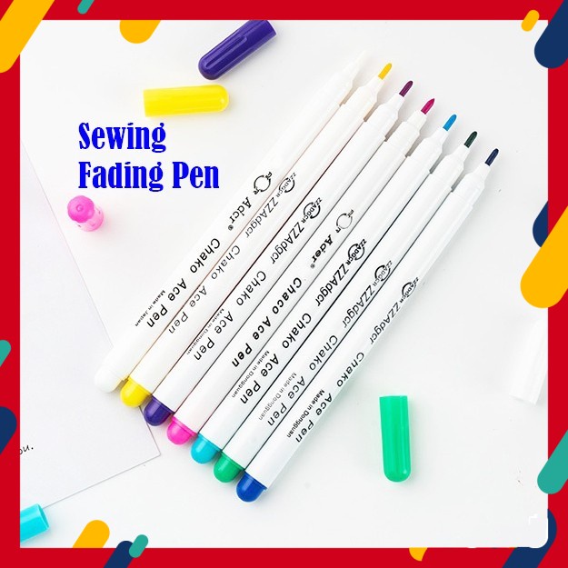 Sewing Pen Colorful Fading Water Pen Sewing Mark Pen Sewing Fading Pen ...