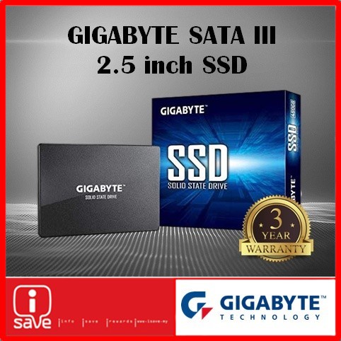 GIGABYTE 256GB / 480GB / 512GB 2.5inch SATA 3 SSD ( GP-GSTFS31256GTND ...