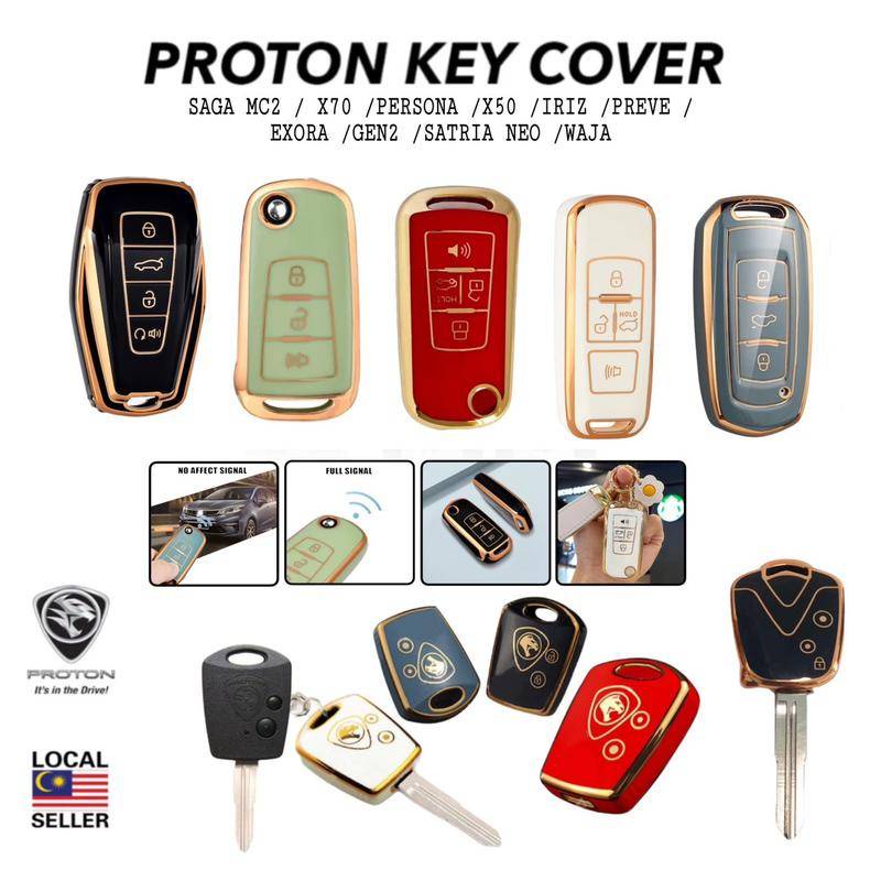 Proton Premium TPU Car Key Cover X50 X70 Sarung Kunci Accesories ...