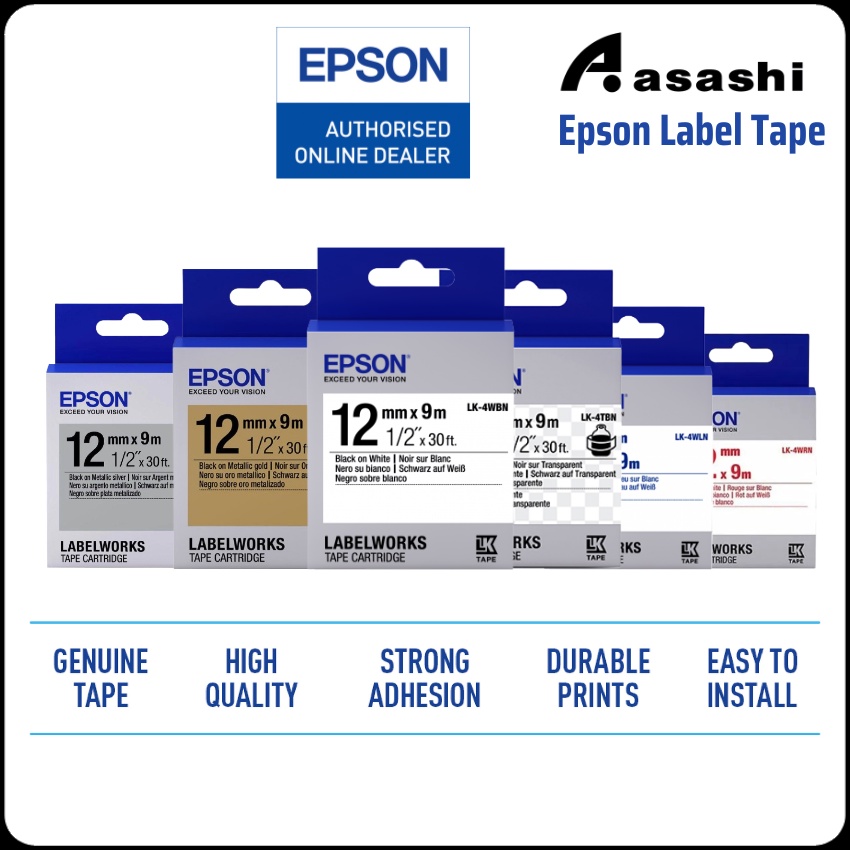 Epson LK4WBN / LK4WRN / LK4WLN / LK4SBM / LK4KBM / LK4TBN / LK