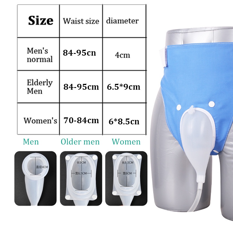 Urinary incontinence underwear urinal collection urine bag