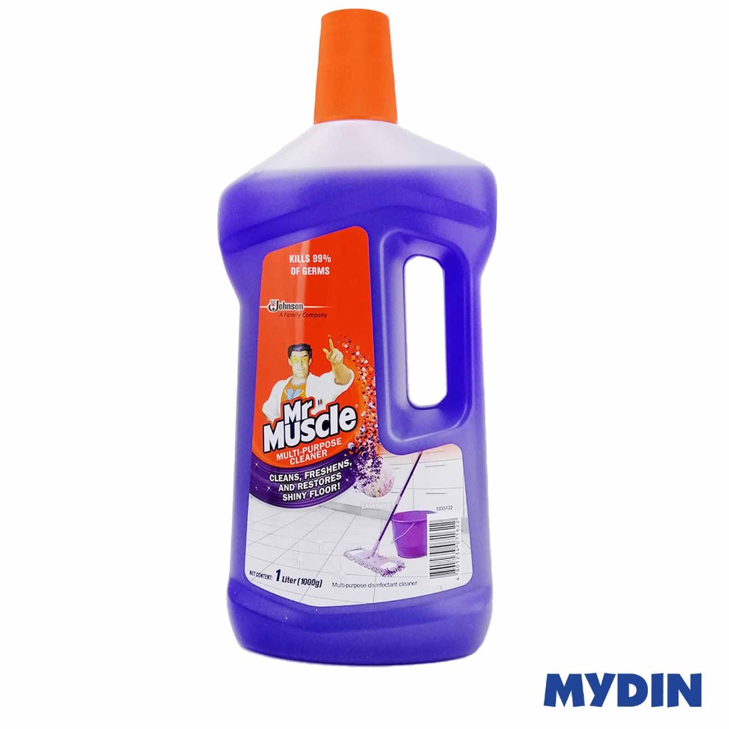 Mr Muscle MultiPurpose Disinfectant Cleaner Lavender (1L) Shopee