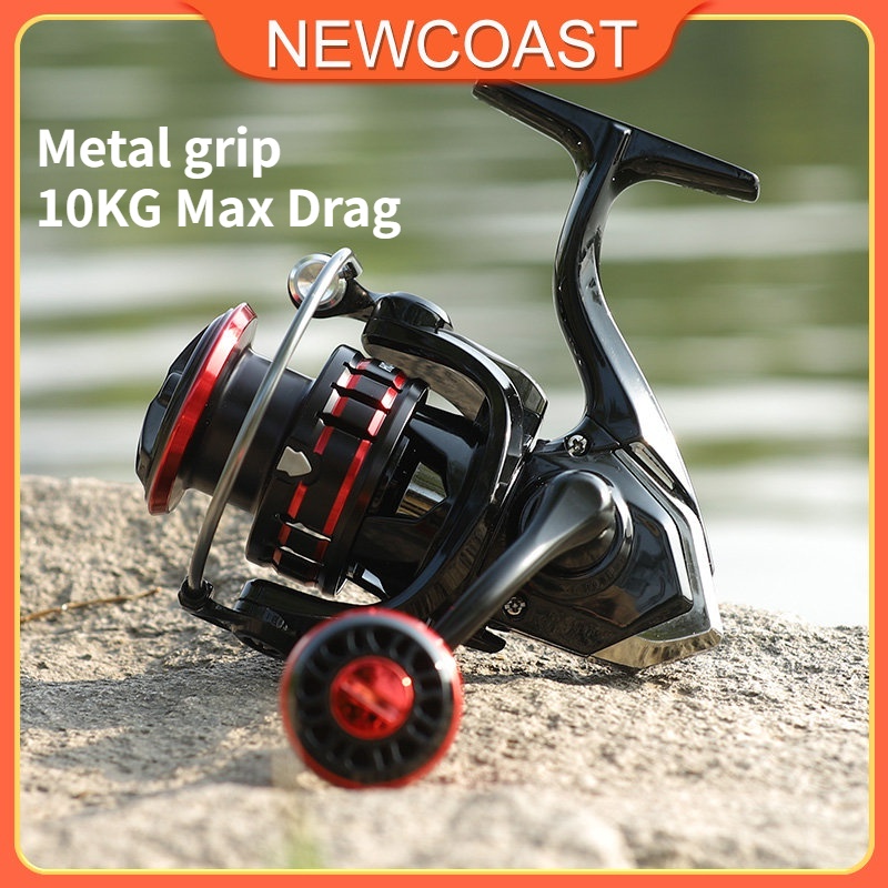 Mesin Pancing Reel Spinning Metal Grip 10kg Drag 5.2:1 Reels Jig ...