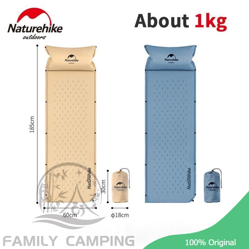 Naturehike Air Single Double Person Fast Filling SelfInflate Splicing