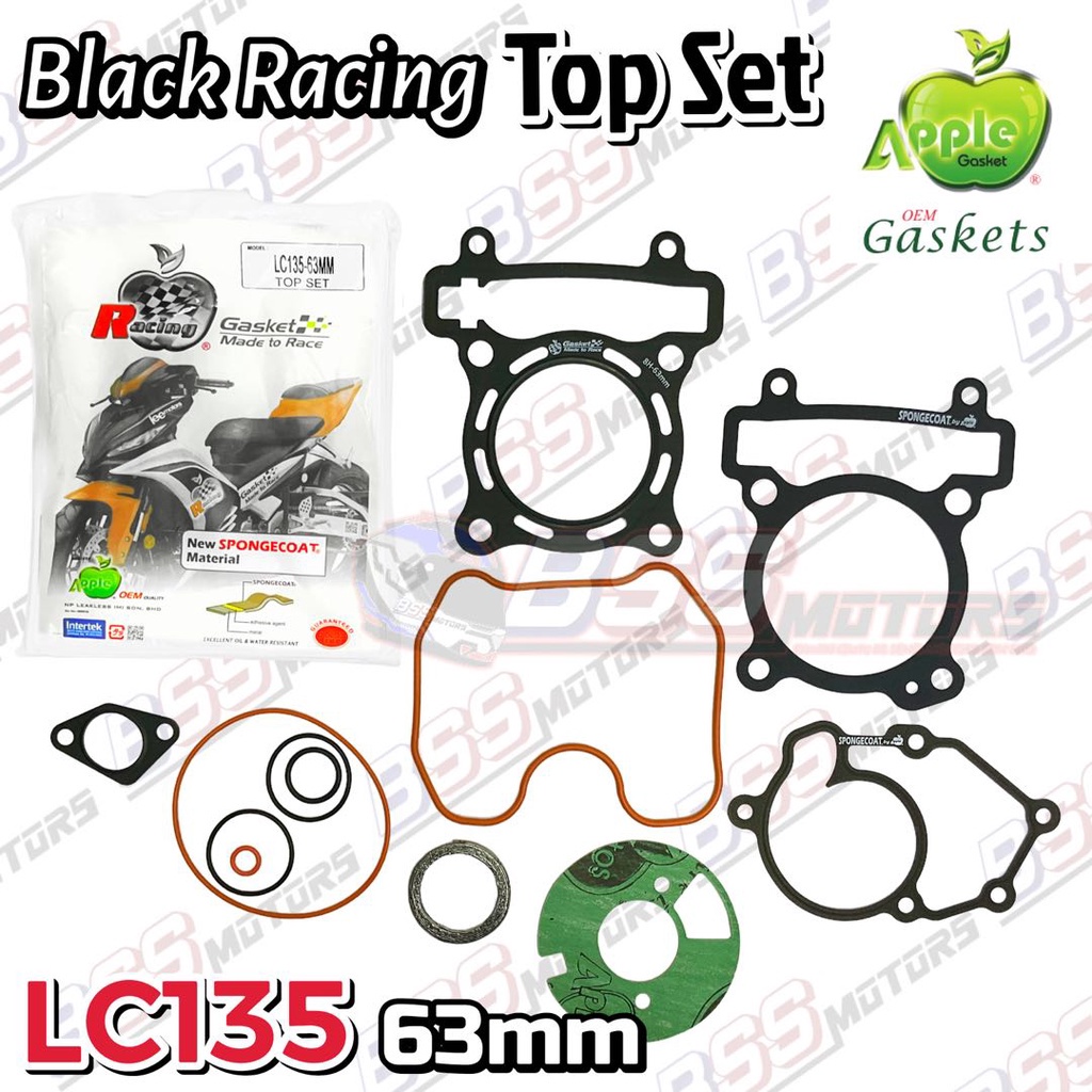 TOP SET Gasket Yamaha LC135 Apple Racing 57MM / 60MM / 62MM / 63MM