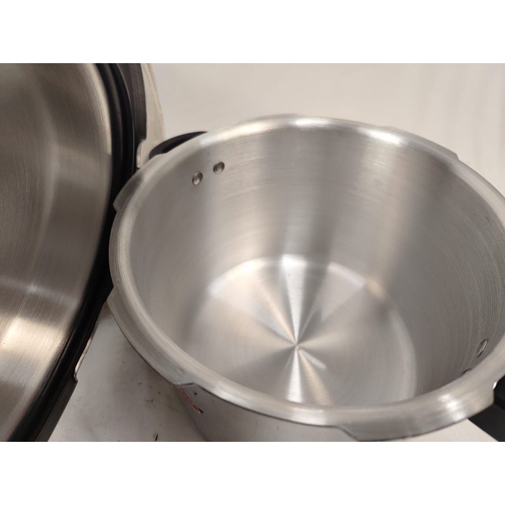 Lakshmi Ram Pressure Cooker Induction Base Stainless Steel Aluminium Interface 3 5 10 Liters G18053 G18057 G18055 Shopee Malaysia