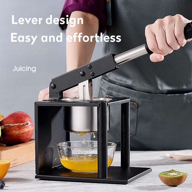 Manual juice press Household stainless steel juice press Fruit press