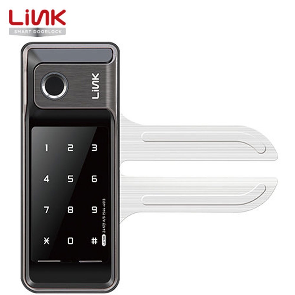 Link LG-500 Digital Glass Door Lock Key Tag Fingerprint Touch for ...
