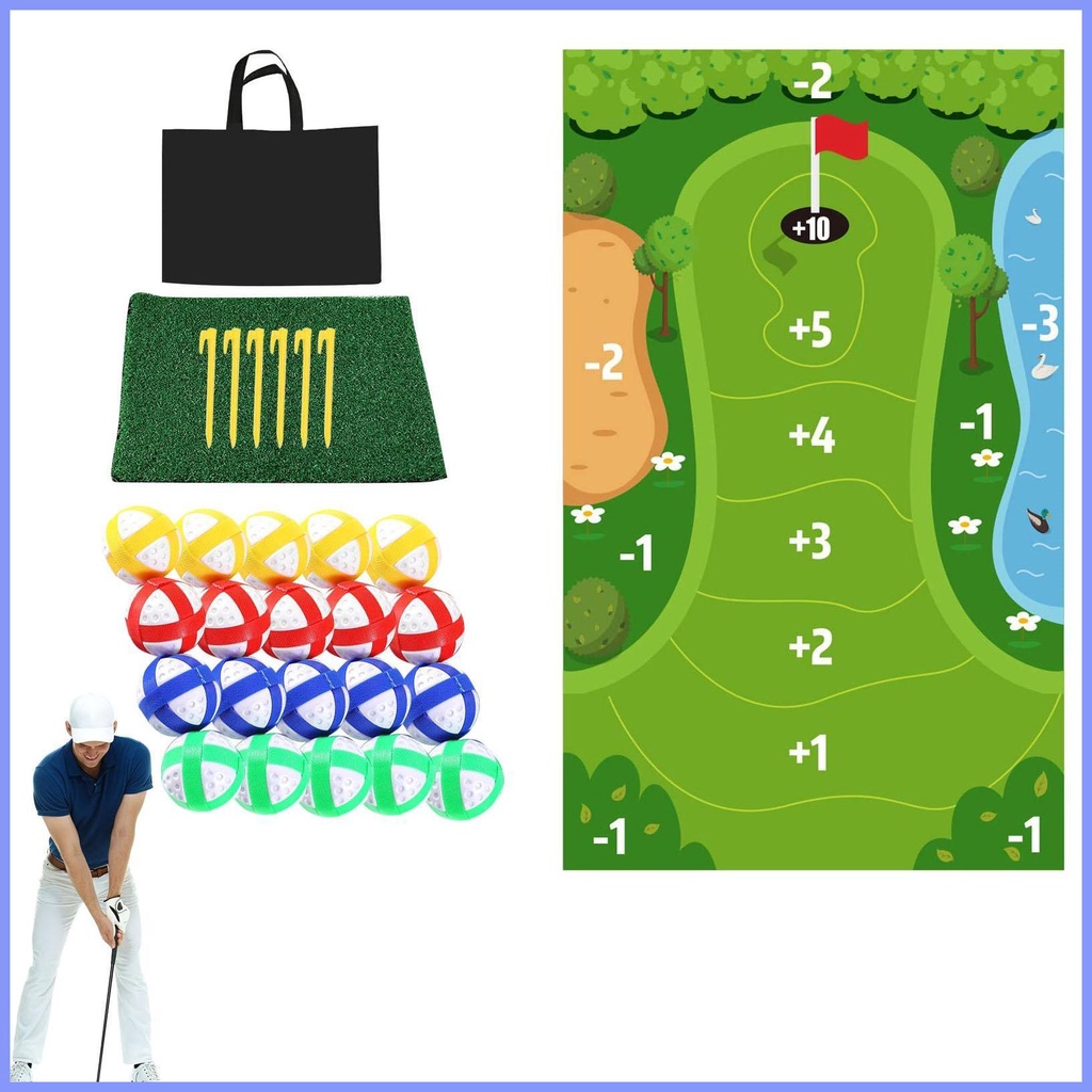 Chipping Game Indoor Outdoor Golf Games Golf Practice Mats Soft