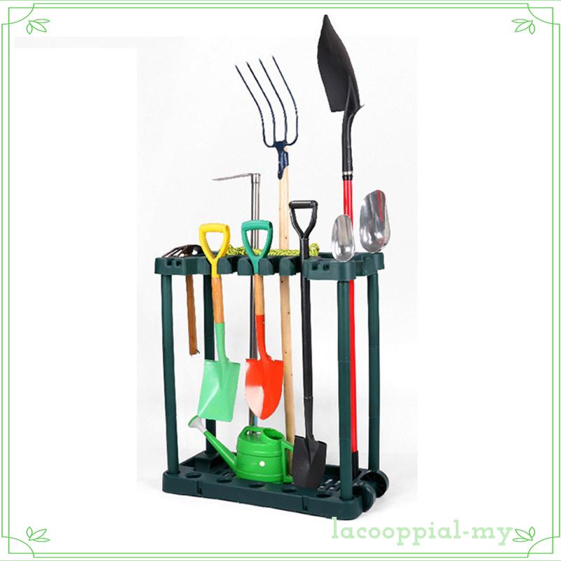 [LacooppiafeMY] Garden Tool Organizer Rakes Shovels Rack holder large