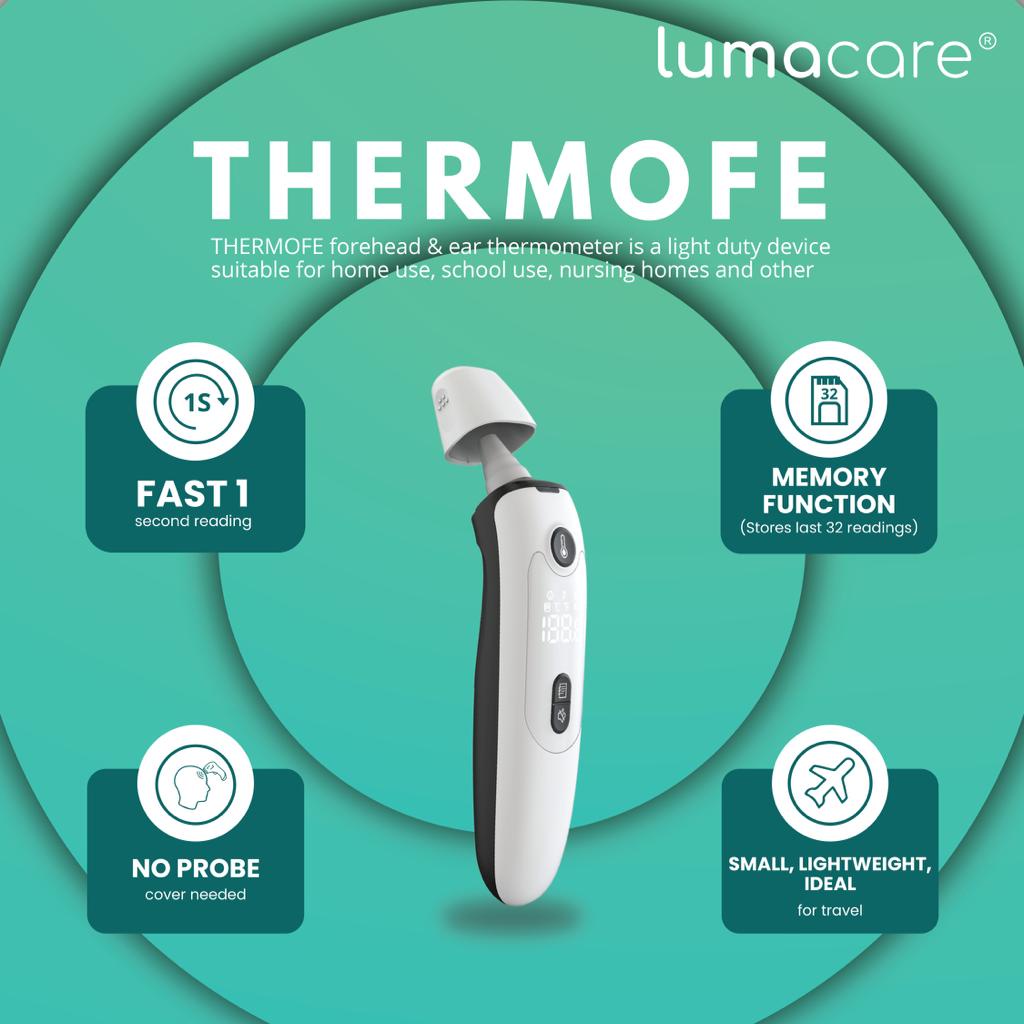 Lumacare Thermofe 2 in 1 Baby Ear & Forehead Thermometer Shopee Malaysia