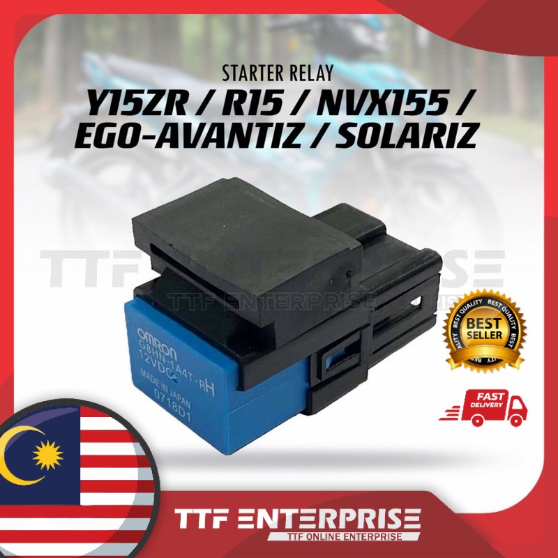 YAMAHA Y15ZR / NVX155 / R15 / EGO-AVANTIZ / SOLARIZ STARTER RELAY ...
