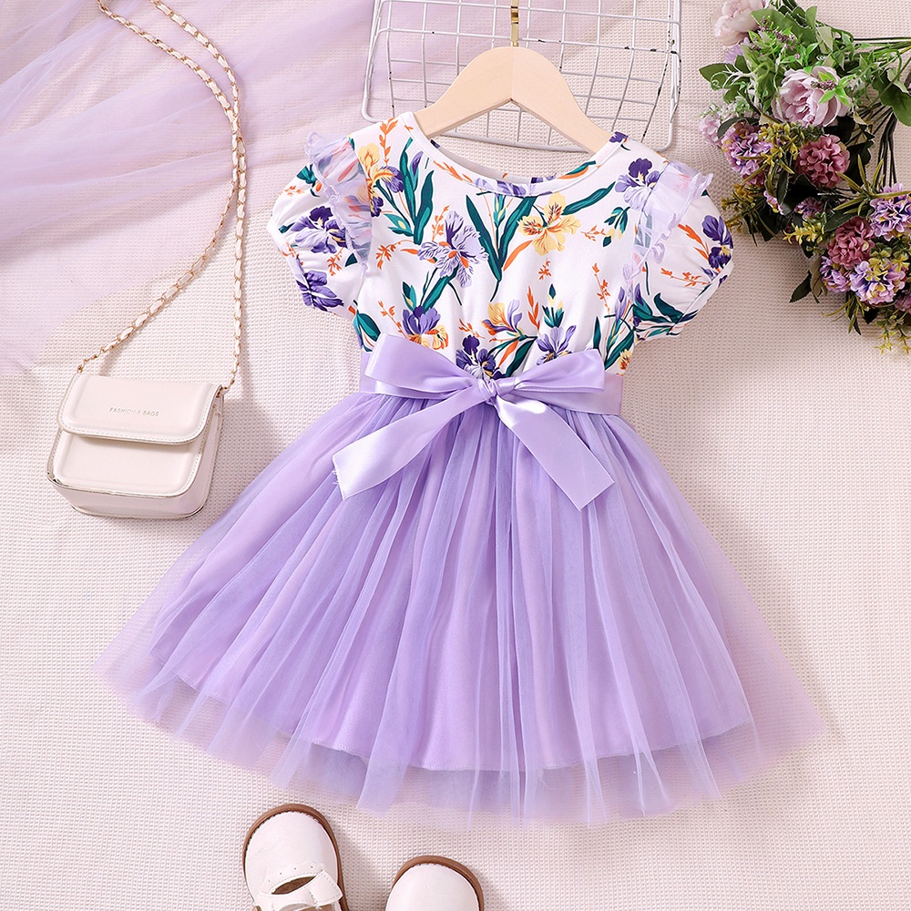 Dress Baby Girl 1 - 6 Tahun Birthday Baju Gaun Budak Perempuan Summer ...