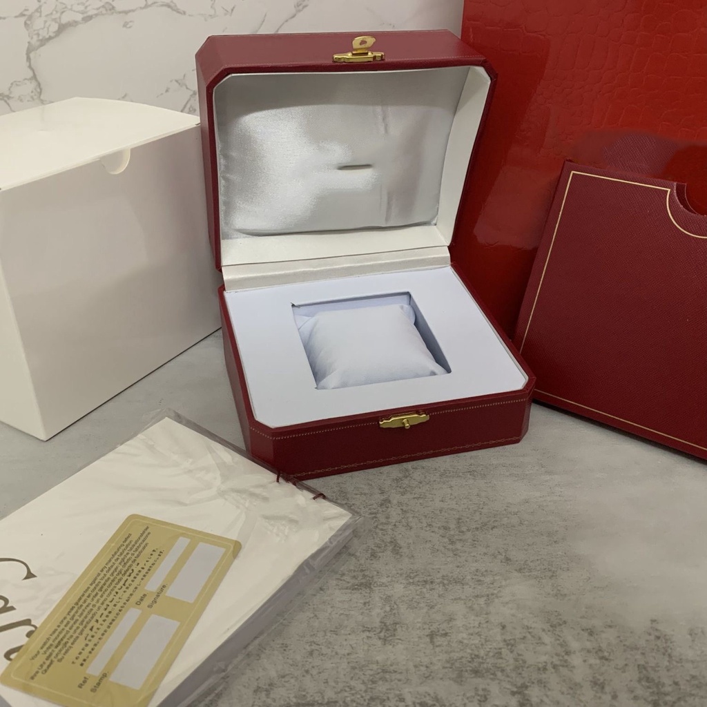 Red Watch Box Handbag Manual Matching Exquisite Packaging Gift Box ...