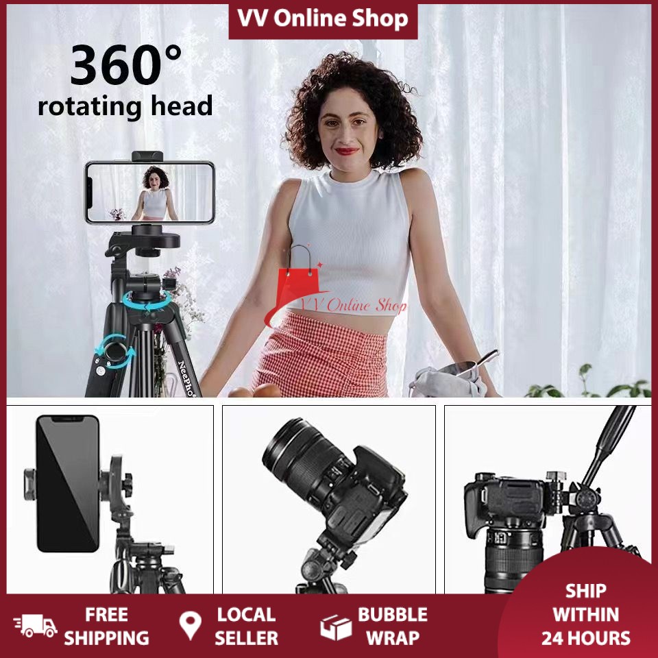 NeePho Tripod NP-3180s Remote Tripod Wireless Bluetooth Live Self Timer ...