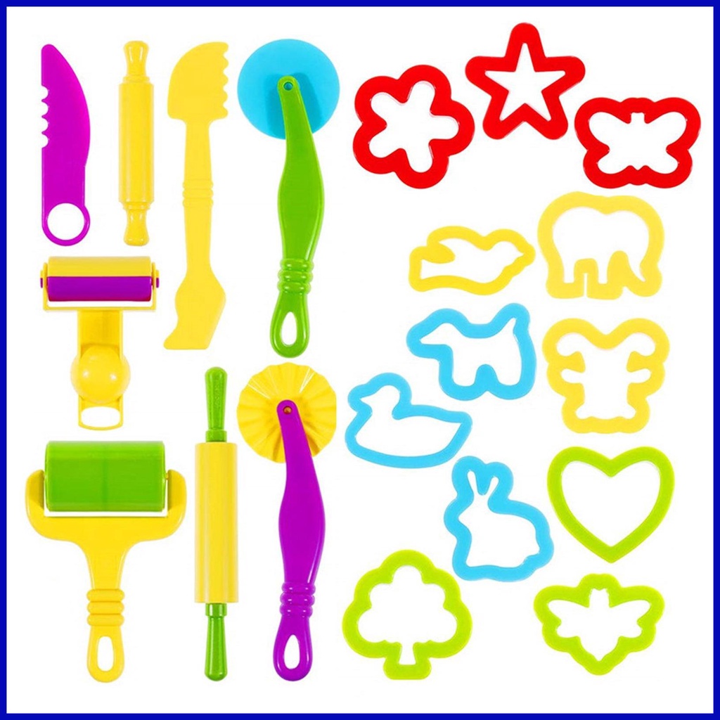 Play Dough Tools 20Pcs Playdough Set with Various Molding Shapes