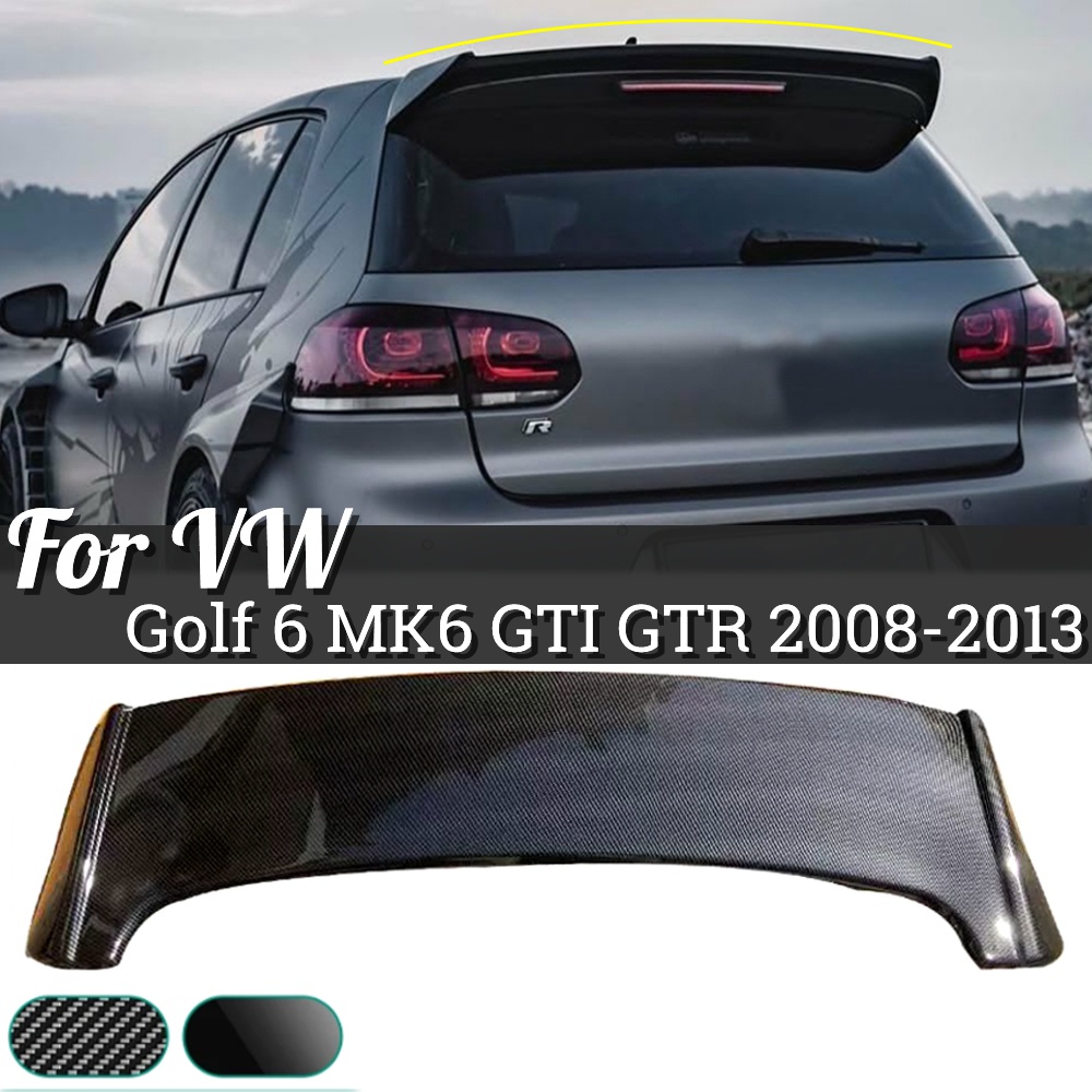 Rear Spoiler Lip Trunk Wing For Volkswagen VW Golf 6 MK6 GTI R R20 20082013 Rear Window Roof