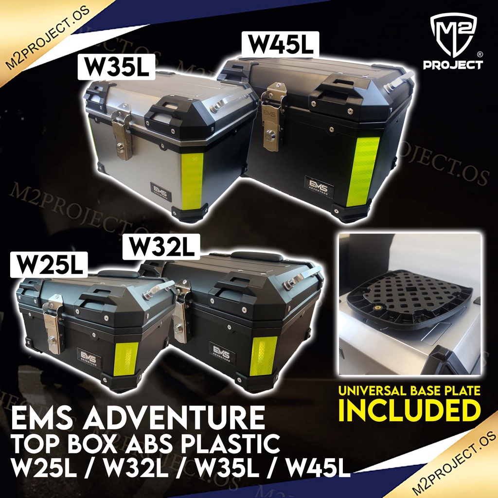 EMS Adventure Top Box ABS Plastic W25 W32 W35 W45 by m2project.os