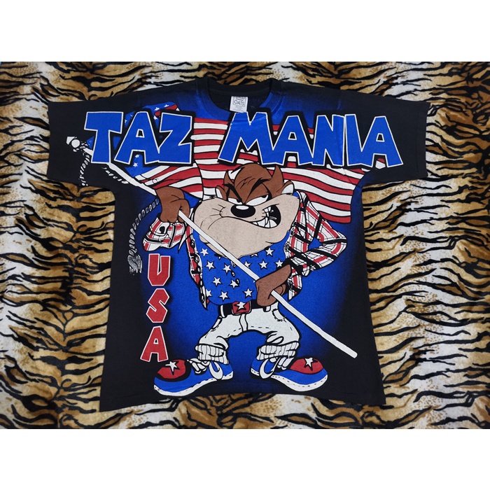TAZMANIA USA BOOTLEG OVP OVERPRINT CARTOON NETWORK T-Shirt Pattern ...
