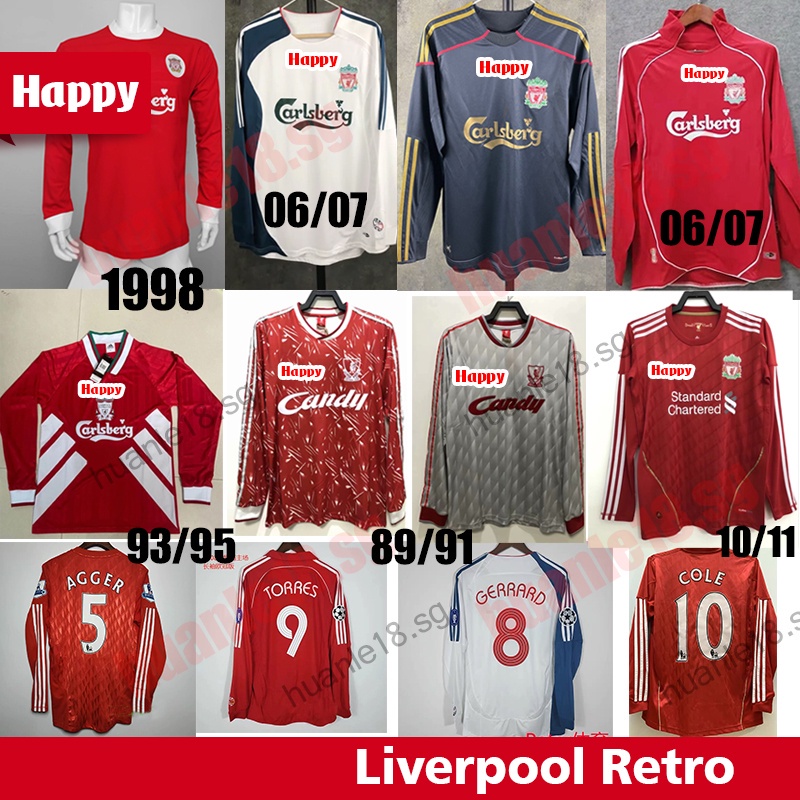 【FCS】LFC 0607 Liverpool Long sleeves retro jersey Dalglish 1011 LFC