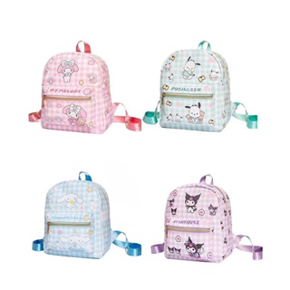 Sanrio Y2k Hello Kitty Bag Fashion Cute Backpack Pink Leopard School Bag  Cartoon Anime Zipper Sisters School Day Gift