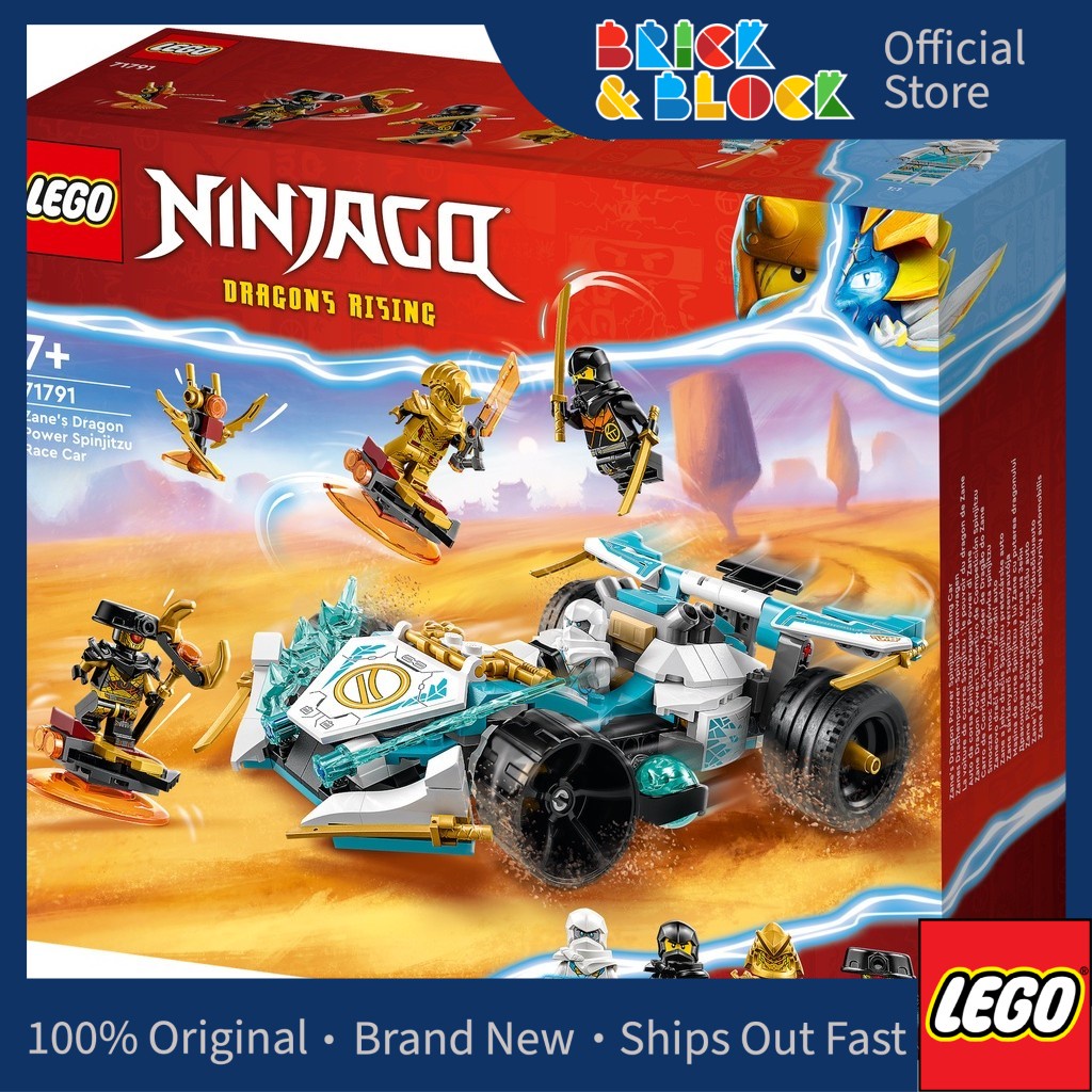 LEGO 71791 Zane’s Dragon Power Spinjitzu Race Car | LEGO Ninjago ...