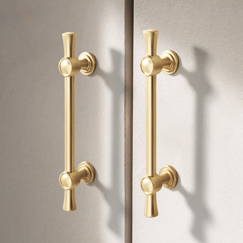 Modern Wardrobe Handle Gold Drawer Knobs and Handles Kitchen Cabinet ...