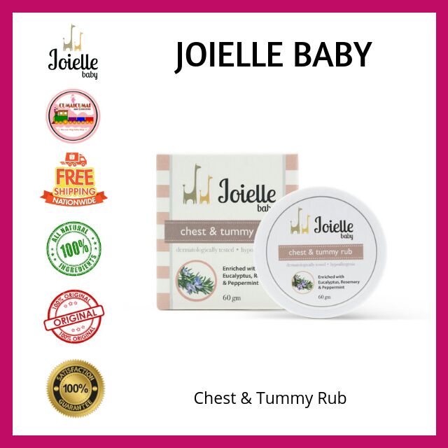 Joielle Baby Chest & Tummy Rub (60g) Shopee Malaysia