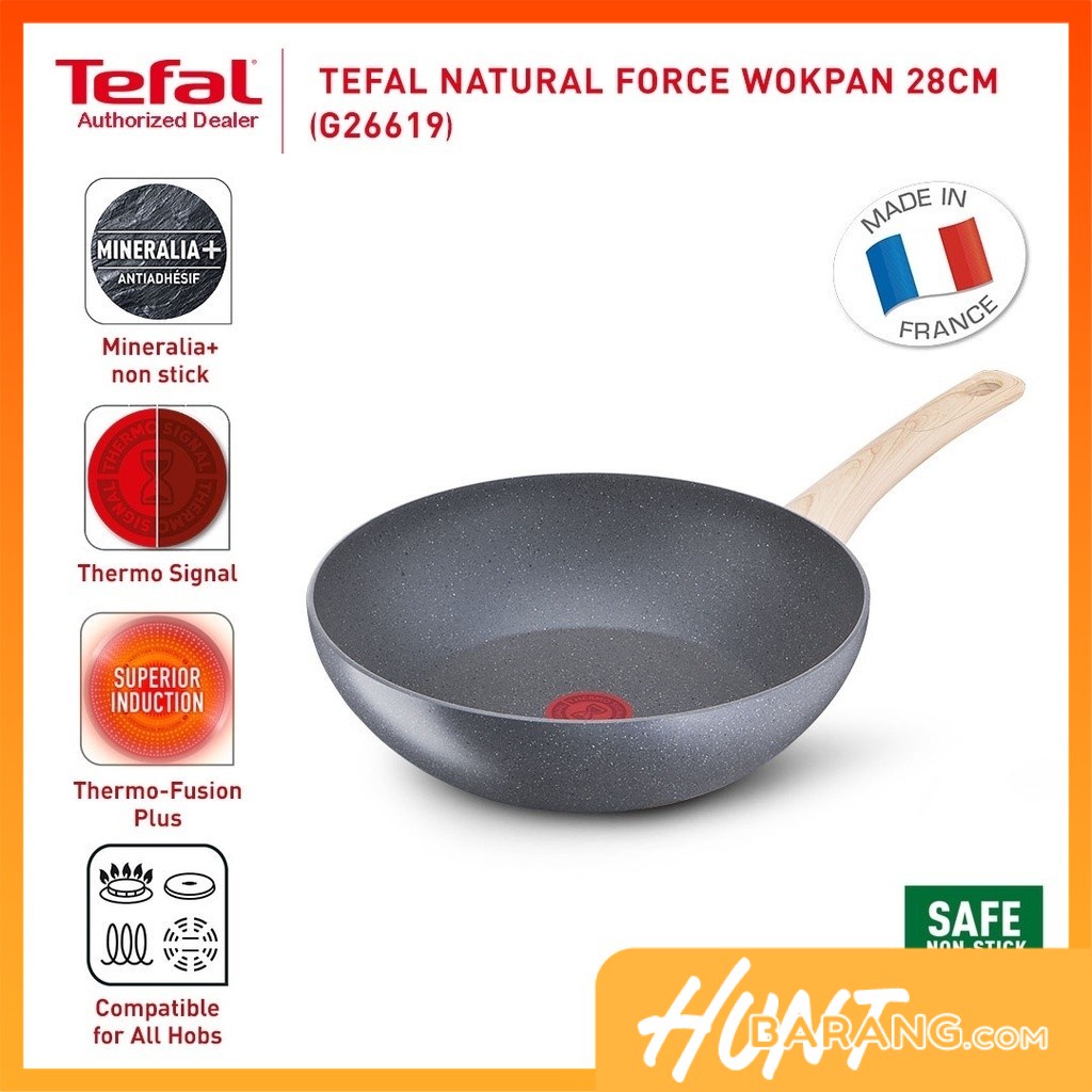 Tefal Natural Force Wokpan Cm Without Lid G Shopee Malaysia