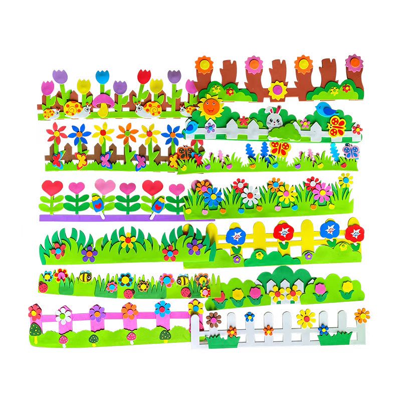 EVA Foam Craft 3D Wall Decoration classroom blackboard notice board