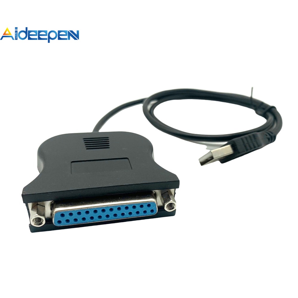 Aideepen Usb To 25pin Db25 Parallel Port Connection Cable Adapter Printer Data Cable Shopee 0408