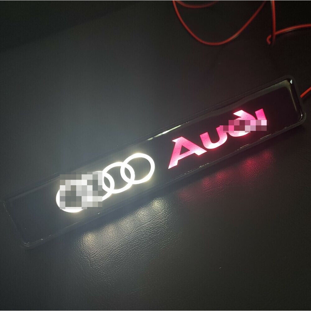AUDI LED Light Front Grille Emblem Illuminated Decal Badge For Audi A4