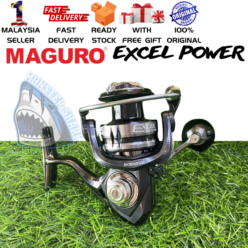 MAGURO EXCEL POWER SPINNING REEL REEL MEMANCING(2000/ 4000/ 5000