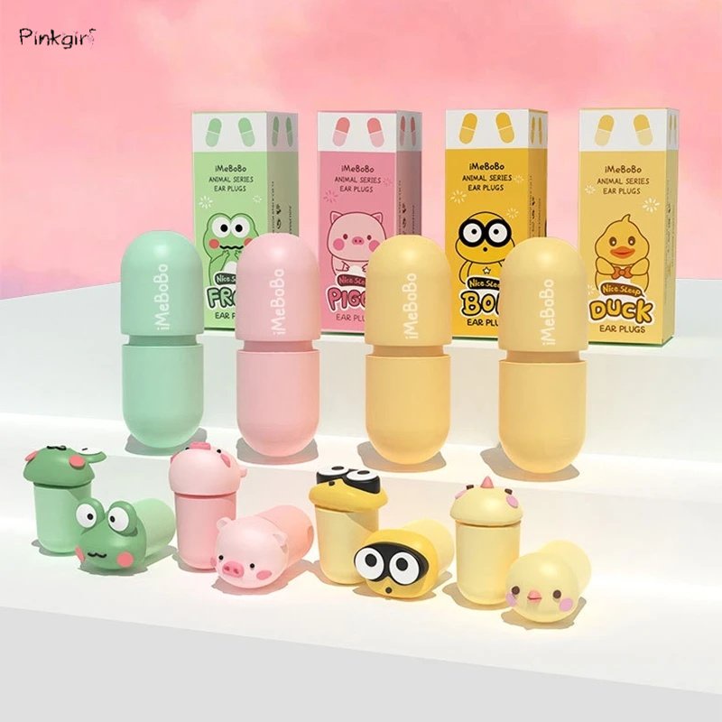 Kawaii Soundproof Sleeping Capsule Earplugs Sleep Special Mute Noise