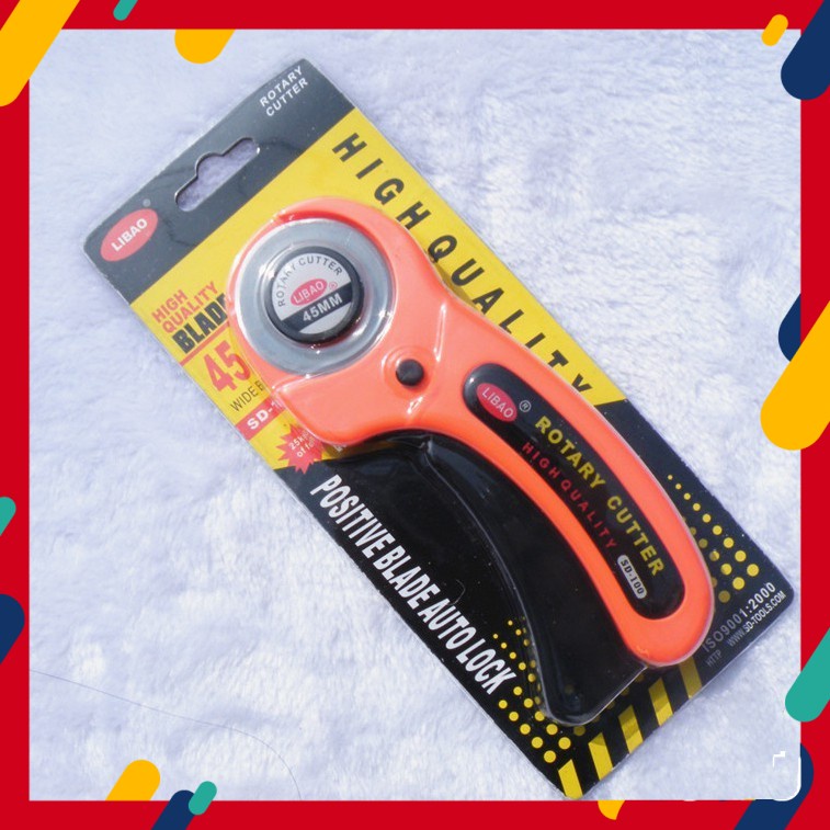 45mm Rotary Cutter With Flexible Safeguard Fabric Paper Vinyl