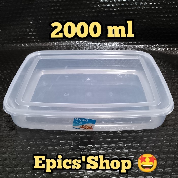 EPIC SHOP - Tupperware 2000 ML Plastic Foodbox/ Food Container/ Food ...