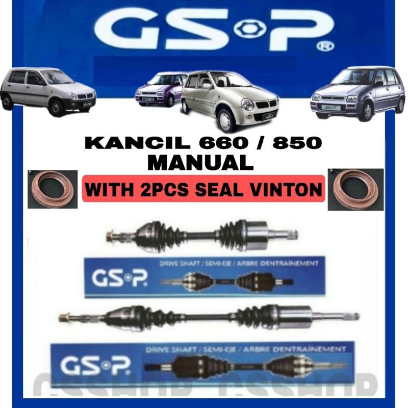 PERODUA KANCIL 660 / 850 MANUAL DRIVE SHAFT LEFT / RIGHT ORIGINAL GSP