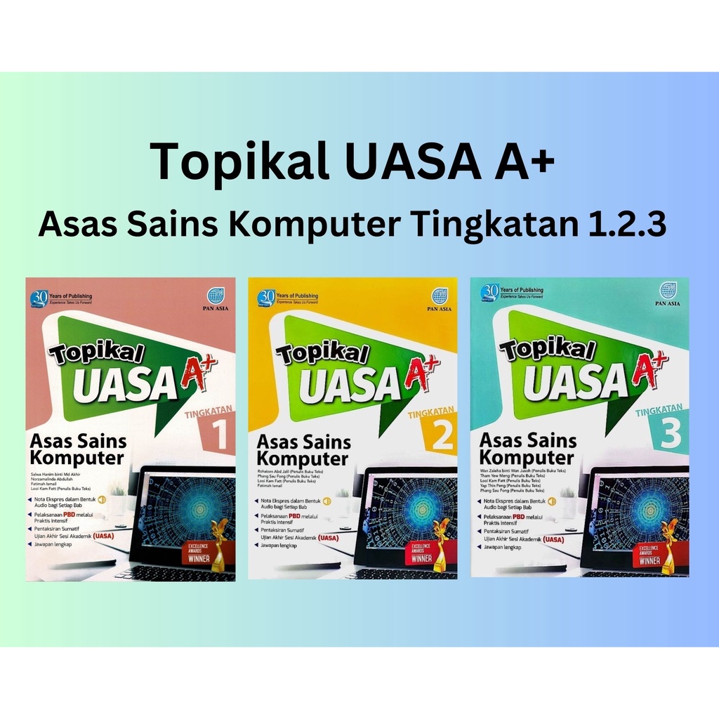 Pan Asia Topikal Uasa A Asas Sains Komputer Tingkatan 1 2 3 2023 Shopee Malaysia 5370