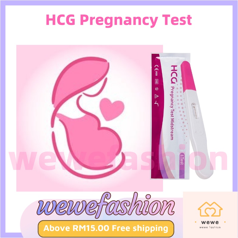 Ready Stock Hcg Pregnancy Test Alat Penguji Kehamilan Ovulation Test Pregnant Pen Uji Hamil