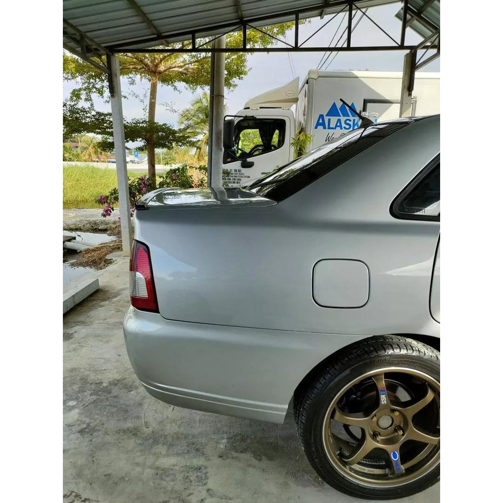PROTON WAJA REAR BOOT BONNET DUCKTAIL SPOILER Rubber Bumper Roof Tail ...