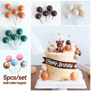 5pcs/lot Wedding Cake Toppers Birthday Cake Decoration Edible Cake