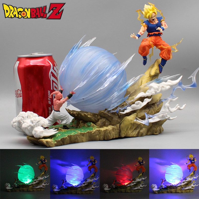 22cm Dragon Ball Figure Vegeta Anime Figure Pink Casual Style Vegeta  Figurine PVC Collection Statue Model Ornament Toys Gifts(with box)(22cm  Pink Shirt) 