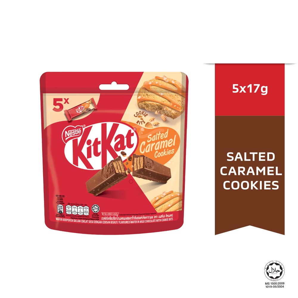 Nestle Kitkat Salted Caramel Cookies (5x17g) Shopee Malaysia