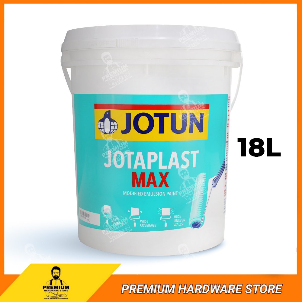 JOTUN Jotaplast Max (New) White 18 Liter Interior Emulsion Paint Matt