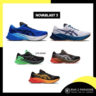 Men's NOVABLAST 3 LITE-SHOW, Black/New Leaf, Running Shoes