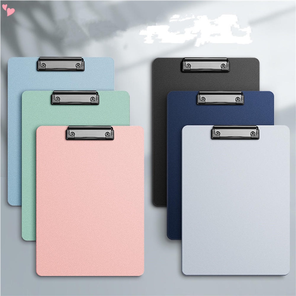 Plastic Clipboards Multiple Colors Clip Boards with Low Profile Metal