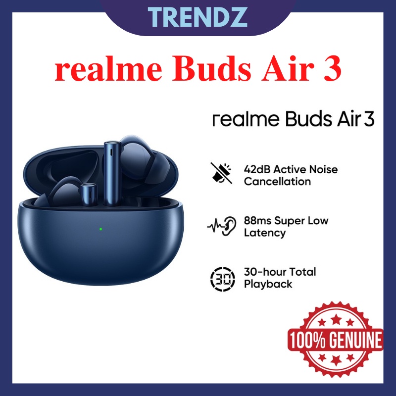 realme Buds Air 3 earphone 42dB Active Noise Wireless Headphones 10mm ...