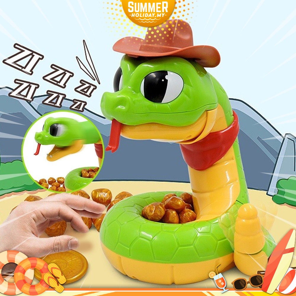 Electric Rattlesnake With Sound Pirate Barrel Style Multiplayer Family