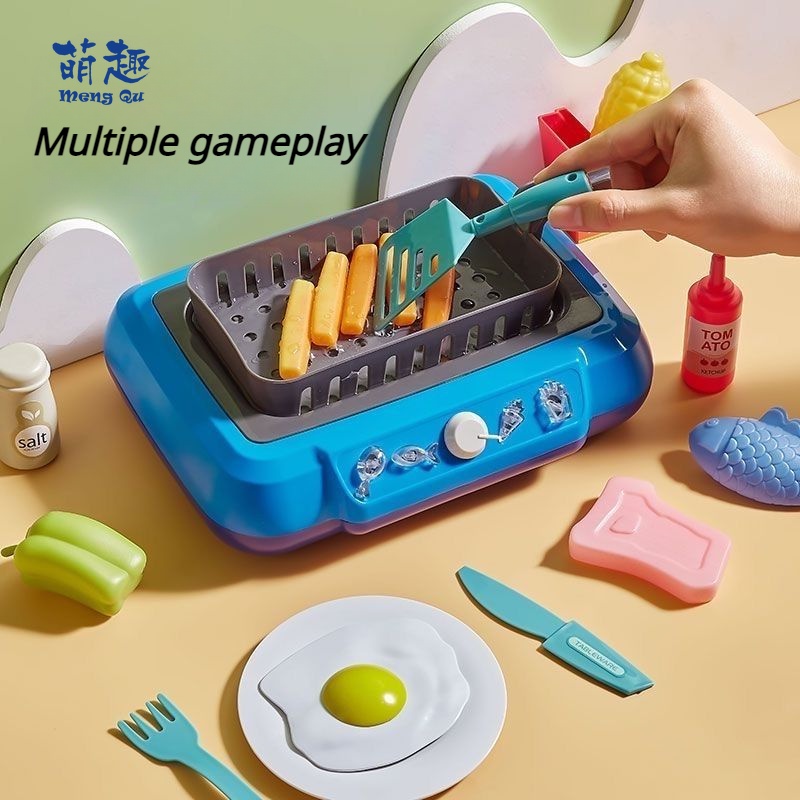 Fun Toy Simulation Food Children's Chef Puzzle Home Small Frying Pan ...