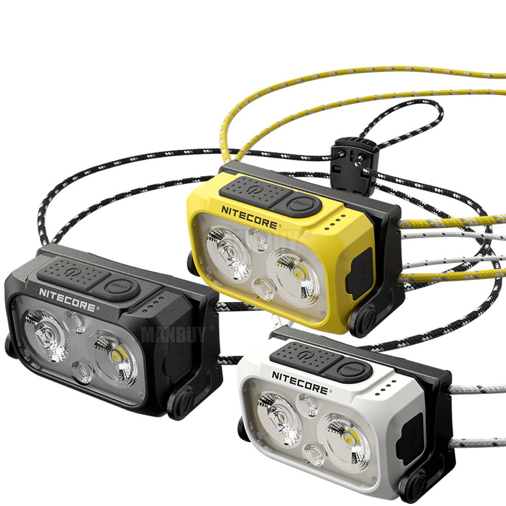 Lampe Frontale Rechargeable NITECORE NU21 360 Lumens - Ultra Légère, IP66 étanche, LED Blanche Et Rouge